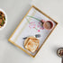 Lotus Wooden Serving Tray Set of 2